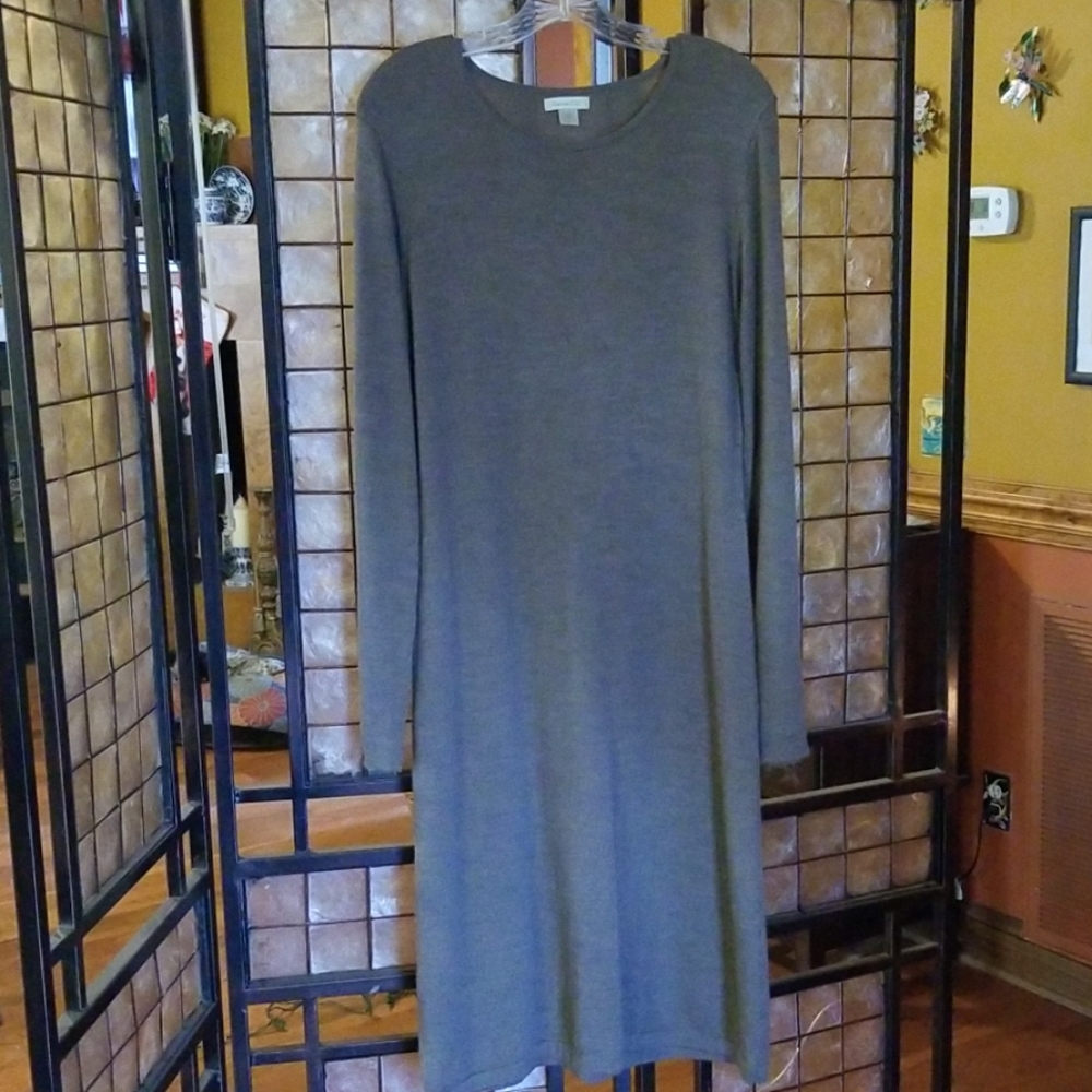 Garnet Hill merino wool dress size medium